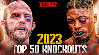 Top 50 Brutal Knockouts Of 2023 | MMA, Kickboxing, Boxing