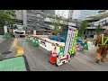 半分、シートが取れた！グラングリーン大阪 南街区仮歩道フェンス 2024.07.10【4k】grand green osaka south block