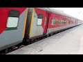 indian railway train running video train view platform crossing train view train