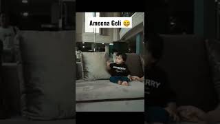 Ameena kaget!! Tiba-tiba dicium Anang🤣 Geli-geli ulet bulu 😍 #ameena #anang #trendingshorts #atta