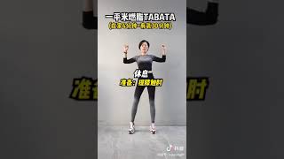 適合大體型，大體重的燃脂TABATA運動。