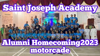 SJA Alumni Homecoming2023  motorcade