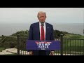 LIVE - Former President Trump addresses media at Trump National Golf Club in Los Angeles, CA