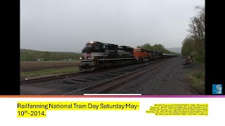 HD National Train Day 2014 Railfanning Rails around Harrisburg May 10 2014