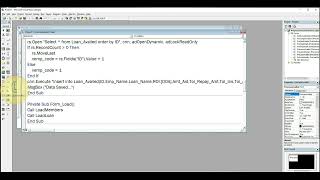 Visual basic 6.0 | Payroll Project 'frmLoanAvailed - load data in ListView' | CodeLearning
