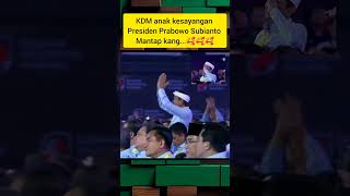 KDM,anak kesayangan presiden Prabowo Subianto... #presidenprabowosubianto