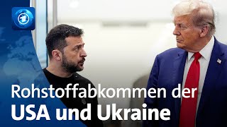 Rohstoffabkommen zwischen den USA und Ukraine