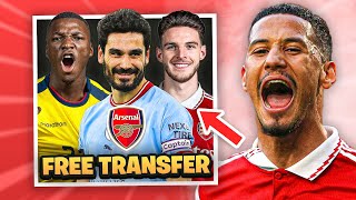 Arsenal SIGNING Premier League Midfielder For FREE? | William Saliba Injury Update!