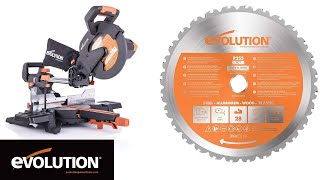 TOOL REVIEW!!! Evolution...R185..7-1/4 Inch Sliding Miter Saw.  Sponsored by Evolution power tools