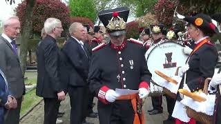 Schutterij HH. Marcellinus En Petrus herdenking kerkhof Oud-Geleen Zondag 7 mei 2023