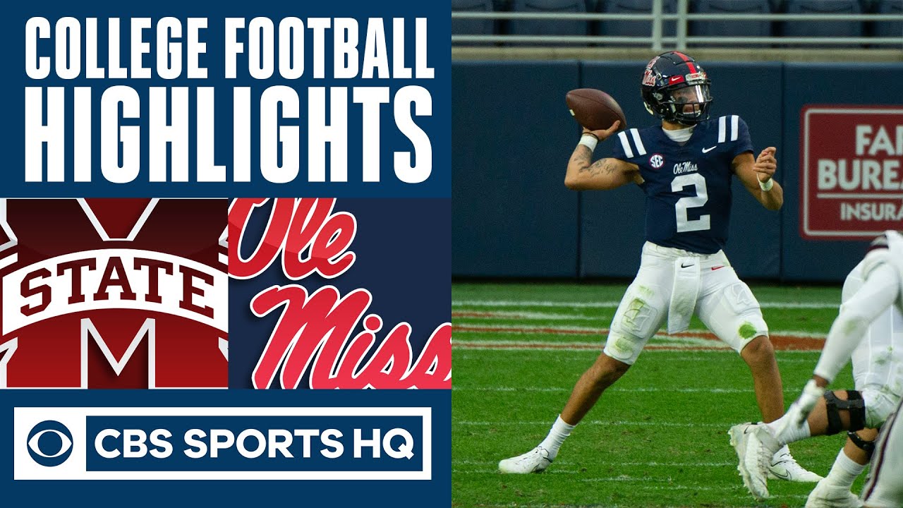 Mississippi State Vs Ole Miss Highlights: Rebels Jump Out Early| CBS ...