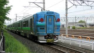 JR北海道733系4000番台初めての甲種輸送 吹田貨物ターミナルからはEF510 512号機が牽引。（R6.5.15）