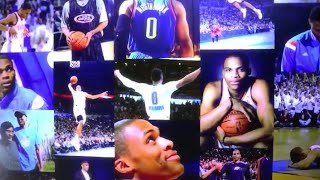 OKC Thunder Pays Tribute to Russell Westbrook | Rockets vs Thunder 01.09.2020