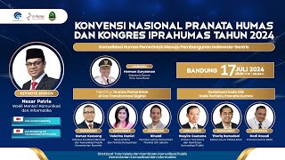 Konvensi Nasional Pranata Humas dan Kongres IPRAHUMAS Tahun 2024