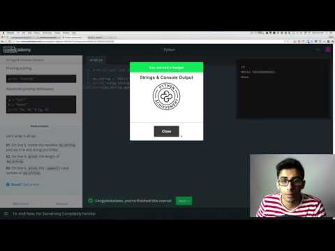 Codecademy – Python: Tutorial #2