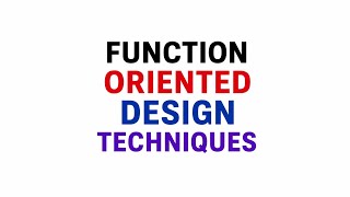 Function Oriented Design techniques in ONE Video 🔥