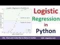 How to implement Logistic Regression in Python using skLearn machine learning by Mahesh Huddar