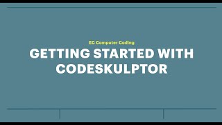 Using CodeSkulptor