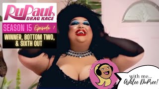 RuPaul's Drag Race Season 15, Episode 7 (Winner, Bottom two, Lip sync, Elimination)