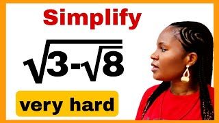 A Nice square root math problem| algebra simplification