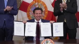 Gov. DeSantis signs new legislation to combat illegal immigration