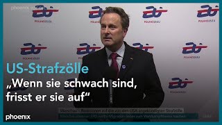 Reaktionen der EU auf die angekündigten US-Strafzölle am 04.02.25