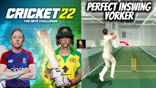 How To Bowl Perfect Inswing Yorker In Cricket 22 With AfterTouch #Shorts -  RtxVivek