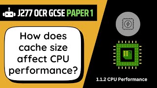 Cache Memory | 1.2 | OCR GCSE Computer Science | J277