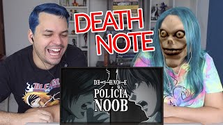 DEATH NOTE #02 - POLICIA NOOB (PARÓDIA) (Voice Makers) - REACT