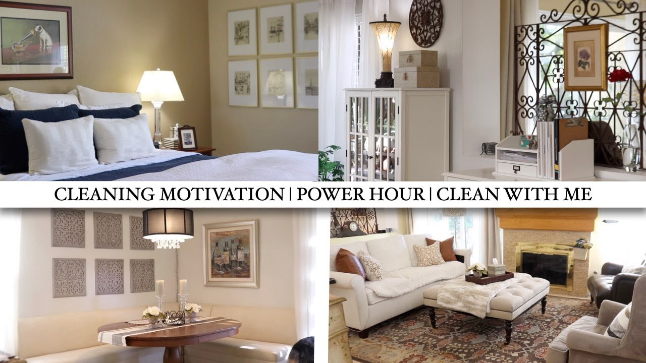 Cleaning Motivation Power Hour Routine Clean Youtube