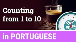 How to count from 1 to 10 in Portuguese - One Minute Portuguese Lesson 8