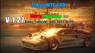 GT7 Tokyo WTC 600 Lambo Countach 25th anniversary V1.27 gameplay