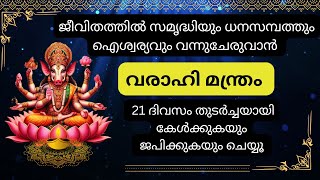 ജീവിതത്തിൽ സമൃദ്ധിയും ഐശ്വര്യവും വന്നുചേരുവാൻ #varahidevi #varahimantra #varahi #divinemantras