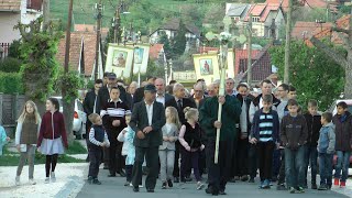 2019 - Nagyszombati szertartás-Ünnepi szentmise-Feltámadási körmenet-Pilisszentkereszt-Mlynky