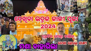 ଦେଖିବା ଭଦ୍ରକ କାଳୀ ପୂଜା 2024 😀#kalipuja #balasore #bhadrak #mela