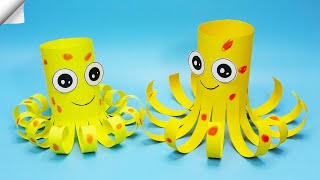 Easy paper toys to make | Paper octopus | Easy paper crafts