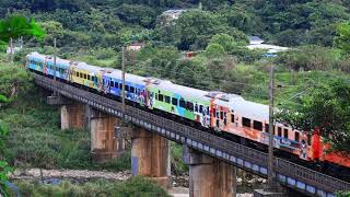 5863 次花蓮-七堵 郵輪彩繪車廂試運轉8/24_16：40