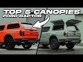 Top 5 Best Hardtop Canopies for Next-Gen 2023/2024 Ford Ranger Raptor