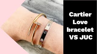 Cartier Love Bracelet VS JUC 💍 Diamonds Edition || Pricing, comfort level, sizing, wear and tear