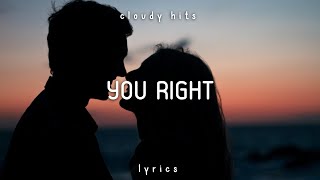 Doja Cat & The Weeknd - You Right (Clean - Lyrics)