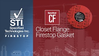 CF Closet Flange Firestop Gasket