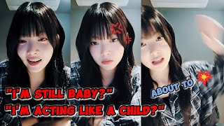 EUNCHAE had enough of Fearnots who kept teasing her about being a 'BABY' 😂🐱👶