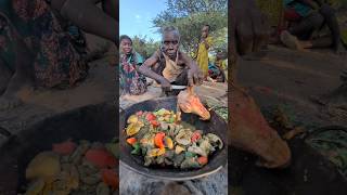 it's incredible Cookie's Lunch meals😋🤩 Very Delicious 😋 Family Hadza tribe prepare their Nutrition.