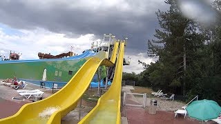 Straight Down Kamikaze Slide at Aqualuna Terme Olimia