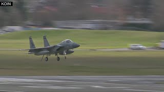 F-15 makes emergency landing in Portland