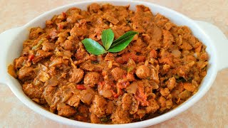 🍄CHANTERELLE MUSHROOM🍄Mushroom Soya chunks peralan (masala)🍄Authentic Kerala Vegetarian side dish🍄