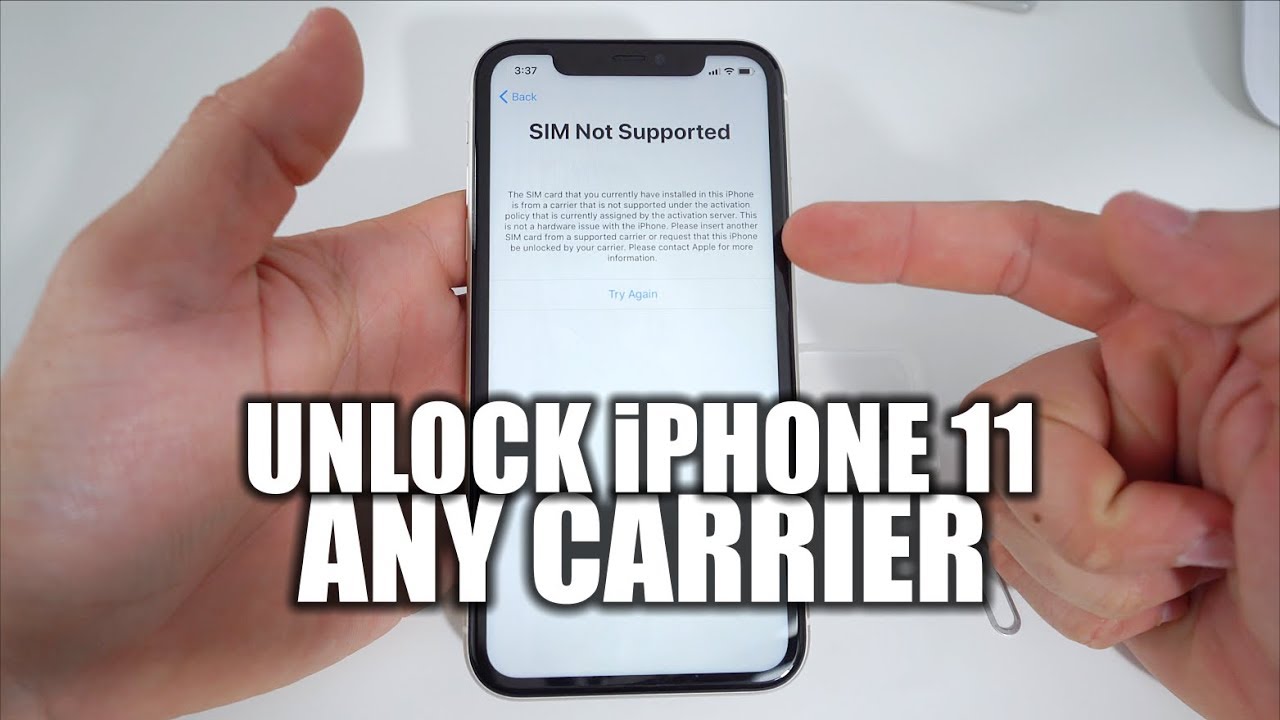 How To Unlock IPhone 11 To Use With Any Carrier In 2020 - YouTube