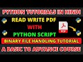 How to Read PDF File in Python | How to extract data from pdf using python |  Python Tutorials #59