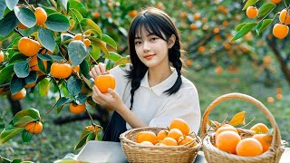 Ancient Persimmon Garden, Harvesting Crispy Persimmons, Drying Or Making Salad | Lâm Anh Food