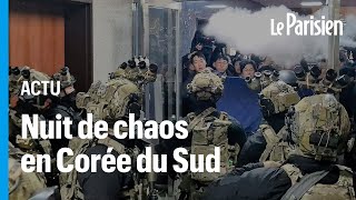 Le président sud-coréen décrète la « loi martiale », l'armée déployée au Parlement